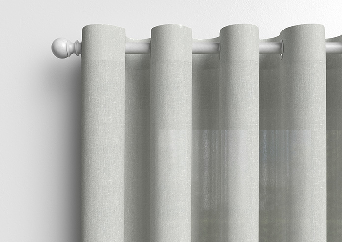 Taranto Voile, Black Frost - Made to Measure Curtains - Image 13